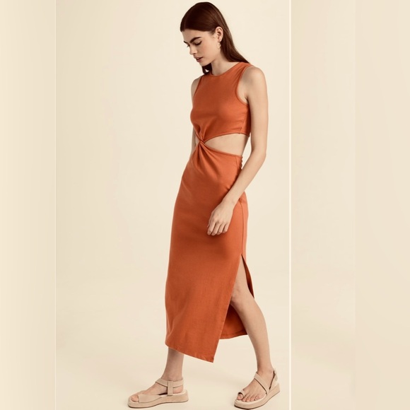 Sundry Dresses & Skirts - NWT SUNDRY Cutout Midi Dress – Effortlessly Chic & Fun
